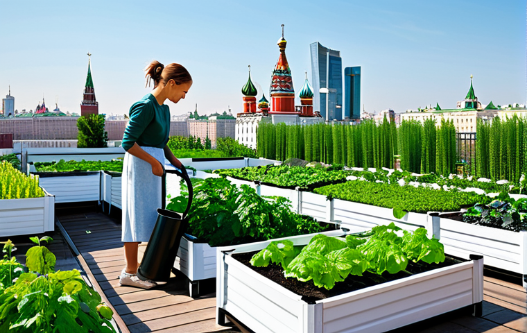 도시농업관리사 이직 준비 체크리스트 - **

"A vibrant rooftop garden in Moscow, featuring raised beds overflowing with vegetables and herbs...